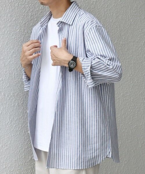 SHIPS / シップス シャツ・ブラウス | SHIPS any: コットン/リネン 7分袖 レギュラー シャツ◇◇ | 詳細30