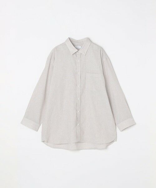SHIPS / シップス シャツ・ブラウス | SHIPS any: コットン/リネン ストライプ 7分袖 レギュラー シャツ◇◇ | 詳細6