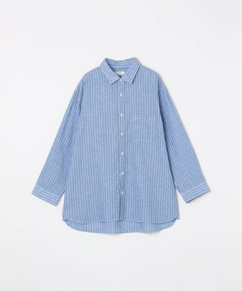 SHIPS / シップス シャツ・ブラウス | SHIPS any: コットン/リネン ストライプ 7分袖 レギュラー シャツ◇◇ | 詳細13