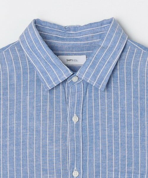 SHIPS / シップス シャツ・ブラウス | SHIPS any: コットン/リネン ストライプ 7分袖 レギュラー シャツ◇◇ | 詳細14