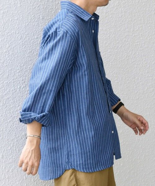 SHIPS / シップス シャツ・ブラウス | SHIPS any: コットン/リネン ストライプ 7分袖 レギュラー シャツ◇◇ | 詳細24