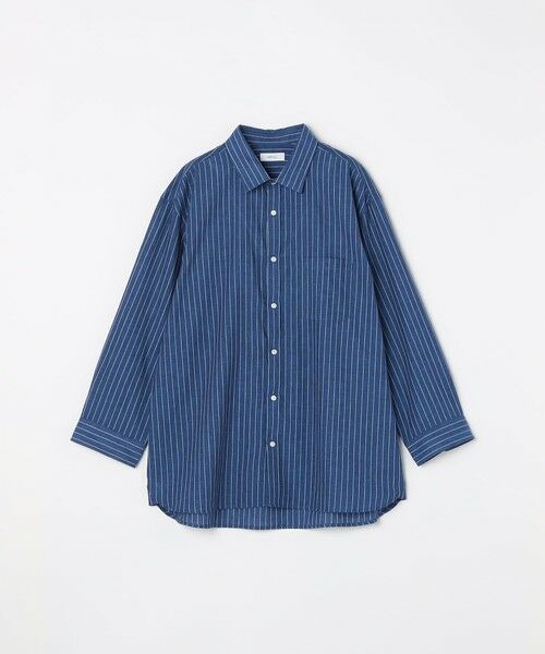 SHIPS / シップス シャツ・ブラウス | SHIPS any: コットン/リネン ストライプ 7分袖 レギュラー シャツ◇◇ | 詳細25