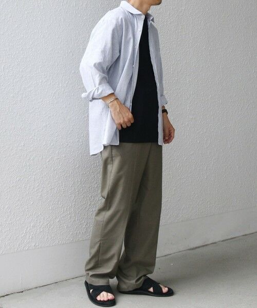 SHIPS / シップス シャツ・ブラウス | SHIPS any: コットン/リネン ストライプ 7分袖 レギュラー シャツ◇◇ | 詳細28