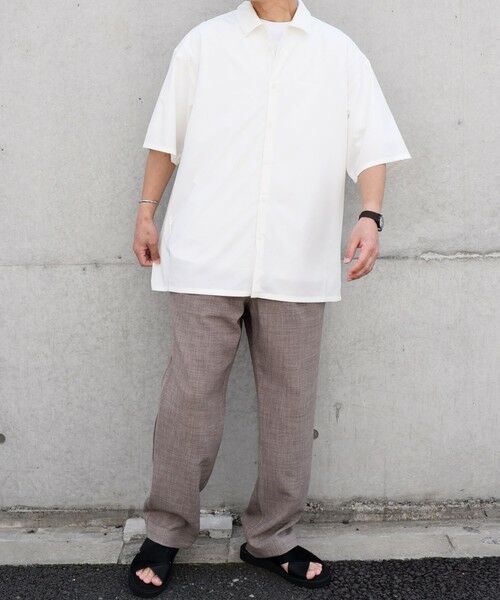 SHIPS / シップス シャツ・ブラウス | SHIPS any: バンブー レーヨン ルーズ ハーフスリーブ シャツ ［BRIOS］◇ | 詳細1