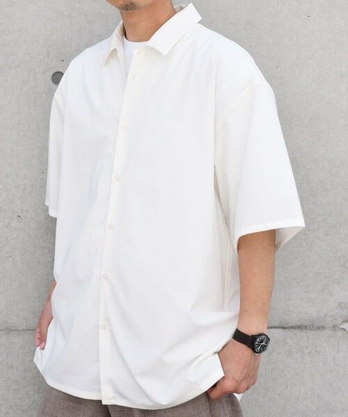 SHIPS / シップス シャツ・ブラウス | SHIPS any: バンブー レーヨン ルーズ ハーフスリーブ シャツ ［BRIOS］◇ | 詳細4