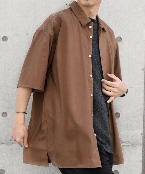 SHIPS / シップス シャツ・ブラウス | SHIPS any: バンブー レーヨン ルーズ ハーフスリーブ シャツ ［BRIOS］◇ | 詳細21