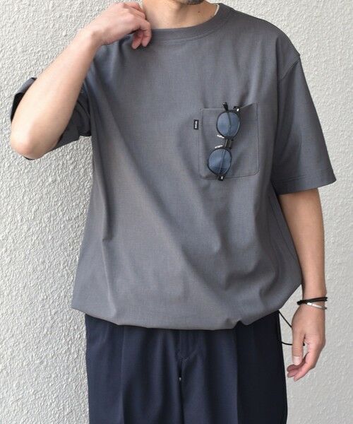 SHIPS / シップス Tシャツ | SHIPS any:〈吸水速乾〉Rapidry スピンドル リラックス Tシャツ(セットアップ対応)◇ | 詳細23