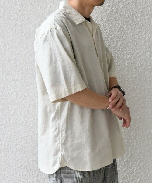 SHIPS / シップス シャツ・ブラウス | SHIPS any:〈洗濯機可能〉コットン/リネン オープンカラー プルオーバー シャツ◇ | 詳細5