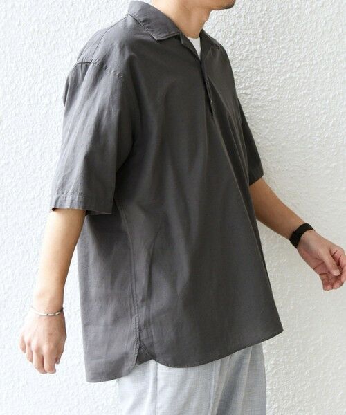 SHIPS / シップス シャツ・ブラウス | SHIPS any:〈洗濯機可能〉コットン/リネン オープンカラー プルオーバー シャツ◇ | 詳細12