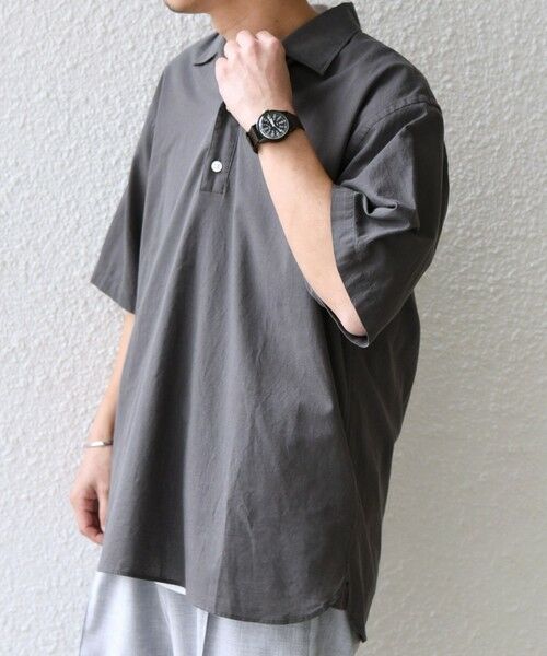 SHIPS / シップス シャツ・ブラウス | SHIPS any:〈洗濯機可能〉コットン/リネン オープンカラー プルオーバー シャツ◇ | 詳細11