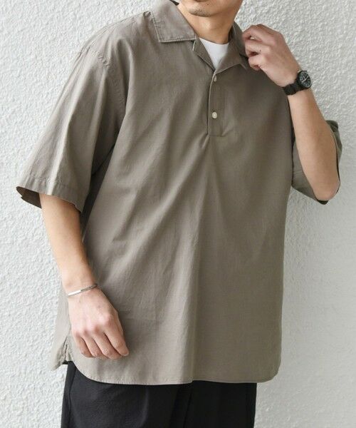 SHIPS / シップス シャツ・ブラウス | SHIPS any:〈洗濯機可能〉コットン/リネン オープンカラー プルオーバー シャツ◇ | 詳細24