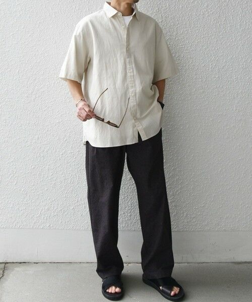 SHIPS / シップス シャツ・ブラウス | SHIPS any:〈洗濯機可能〉コットン/リネン レギュラーカラー シャツ◇ | 詳細1