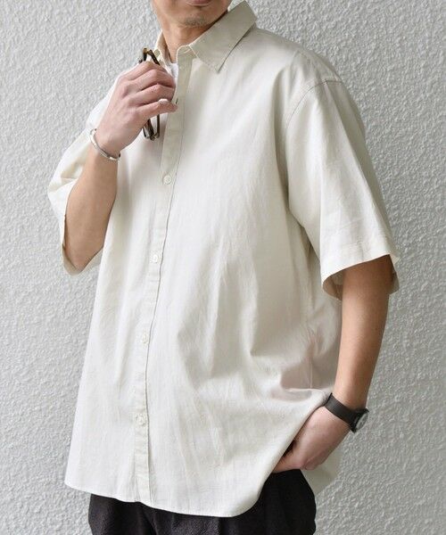 SHIPS / シップス シャツ・ブラウス | SHIPS any:〈洗濯機可能〉コットン/リネン レギュラーカラー シャツ◇ | 詳細4