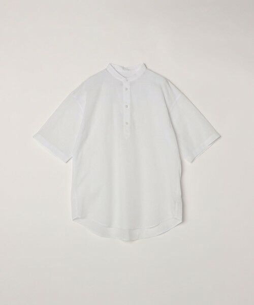 SHIPS / シップス シャツ・ブラウス | SHIPS any: BEZ TEXTILE マルチカラー ストライプ/ソリッド バンドカラー プルオーバー シャツ◇ | 詳細6