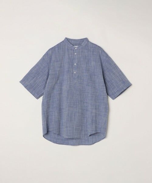 SHIPS / シップス シャツ・ブラウス | SHIPS any: BEZ TEXTILE マルチカラー ストライプ/ソリッド バンドカラー プルオーバー シャツ◇ | 詳細27