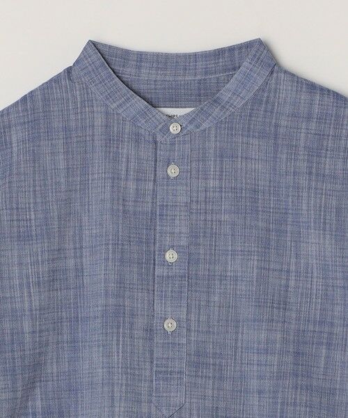 SHIPS / シップス シャツ・ブラウス | SHIPS any: BEZ TEXTILE マルチカラー ストライプ/ソリッド バンドカラー プルオーバー シャツ◇ | 詳細28