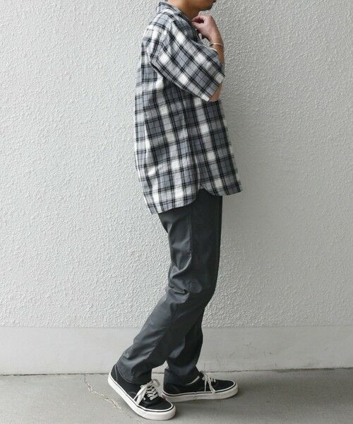 SHIPS / シップス シャツ・ブラウス | SHIPS any:〈洗濯機可能〉コットン/リネン チェック オープンカラー プルオーバー シャツ◇ | 詳細2