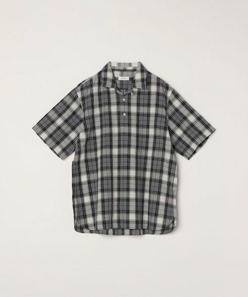 SHIPS / シップス シャツ・ブラウス | SHIPS any:〈洗濯機可能〉コットン/リネン チェック オープンカラー プルオーバー シャツ◇ | 詳細6