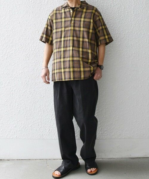 SHIPS / シップス シャツ・ブラウス | SHIPS any:〈洗濯機可能〉コットン/リネン チェック オープンカラー プルオーバー シャツ◇ | 詳細20