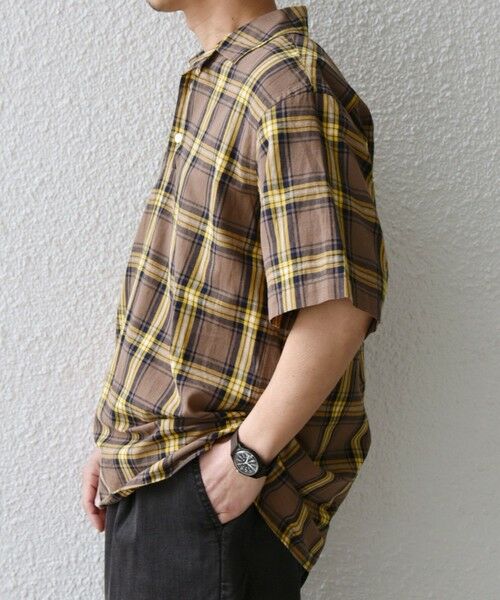 SHIPS / シップス シャツ・ブラウス | SHIPS any:〈洗濯機可能〉コットン/リネン チェック オープンカラー プルオーバー シャツ◇ | 詳細23