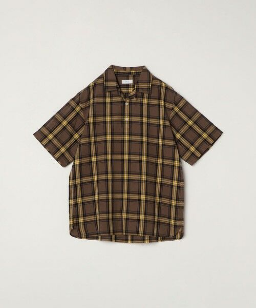 SHIPS / シップス シャツ・ブラウス | SHIPS any:〈洗濯機可能〉コットン/リネン チェック オープンカラー プルオーバー シャツ◇ | 詳細25