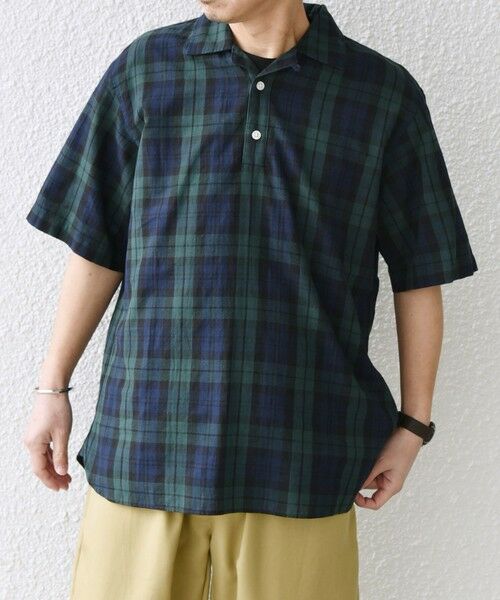 SHIPS / シップス シャツ・ブラウス | SHIPS any:〈洗濯機可能〉コットン/リネン チェック オープンカラー プルオーバー シャツ◇ | 詳細29