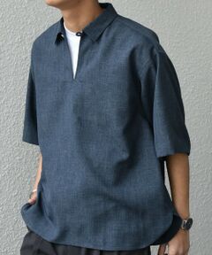 SHIPS / シップス シャツ・ブラウス | SHIPS any:〈洗濯機可能〉リネンライク スキッパー プルオーバーシャツ(セットアップ対応)◇