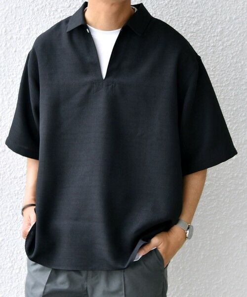 SHIPS / シップス シャツ・ブラウス | SHIPS any:〈洗濯機可能〉リネンライク スキッパー プルオーバーシャツ(セットアップ対応)◇ | 詳細3