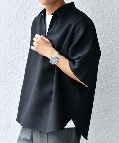 SHIPS / シップス シャツ・ブラウス | SHIPS any:〈洗濯機可能〉リネンライク スキッパー プルオーバーシャツ(セットアップ対応)◇ | 詳細4