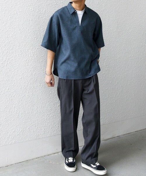 SHIPS / シップス シャツ・ブラウス | SHIPS any:〈洗濯機可能〉リネンライク スキッパー プルオーバーシャツ(セットアップ対応)◇ | 詳細27