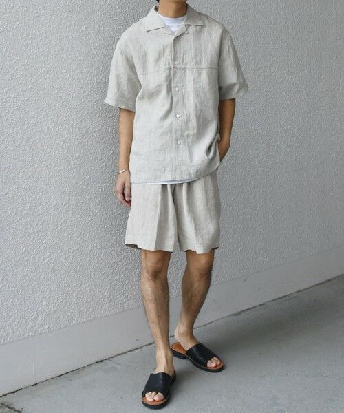 SHIPS / シップス シャツ・ブラウス | SHIPS any:〈洗濯機可能〉NOVELTEX リネン オープンカラーシャツ(セットアップ対応)◇ | 詳細1