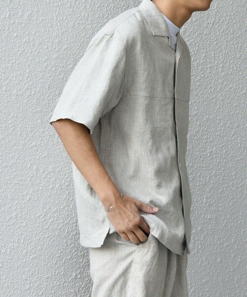 SHIPS / シップス シャツ・ブラウス | SHIPS any:〈洗濯機可能〉NOVELTEX リネン オープンカラーシャツ(セットアップ対応)◇ | 詳細5