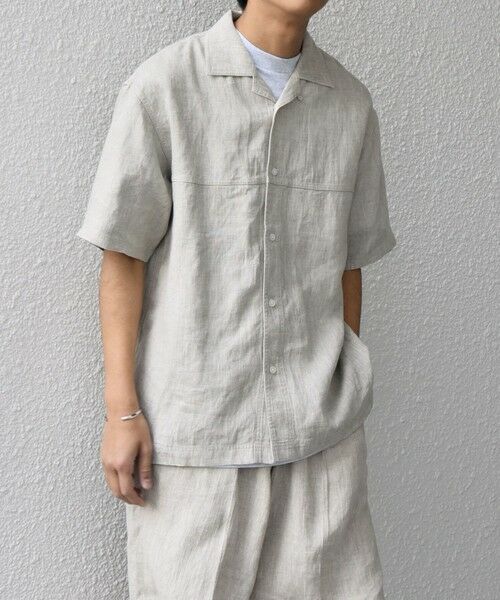 SHIPS / シップス シャツ・ブラウス | SHIPS any:〈洗濯機可能〉NOVELTEX リネン オープンカラーシャツ(セットアップ対応)◇ | 詳細6