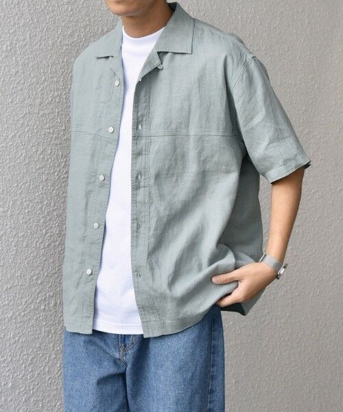 SHIPS / シップス シャツ・ブラウス | SHIPS any:〈洗濯機可能〉NOVELTEX リネン オープンカラーシャツ(セットアップ対応)◇ | 詳細12