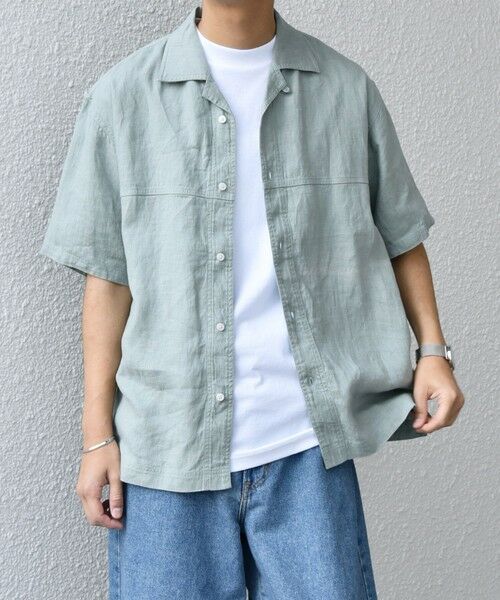 SHIPS / シップス シャツ・ブラウス | SHIPS any:〈洗濯機可能〉NOVELTEX リネン オープンカラーシャツ(セットアップ対応)◇ | 詳細11