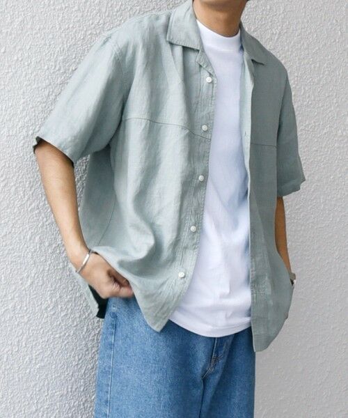 SHIPS / シップス シャツ・ブラウス | SHIPS any:〈洗濯機可能〉NOVELTEX リネン オープンカラーシャツ(セットアップ対応)◇ | 詳細21