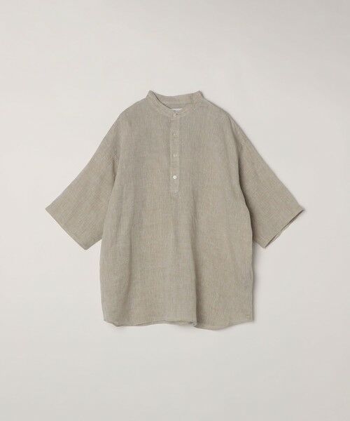 SHIPS / シップス シャツ・ブラウス | SHIPS any: ピュアリネン バンド スキッパー ハーフスリーブ プルオーバー シャツ 25SS◇ | 詳細6
