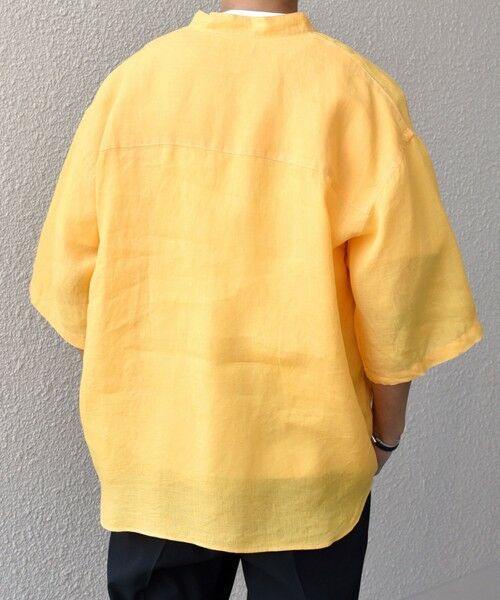 SHIPS / シップス シャツ・ブラウス | SHIPS any: ピュアリネン バンド スキッパー ハーフスリーブ プルオーバー シャツ 25SS◇ | 詳細23