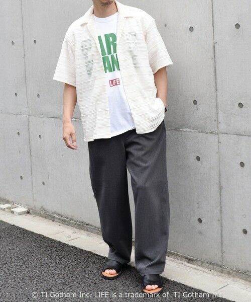 SHIPS / シップス シャツ・ブラウス | SHIPS any: マルチパターン オープンカラー メッシュ シアー シャツ◇ | 詳細1