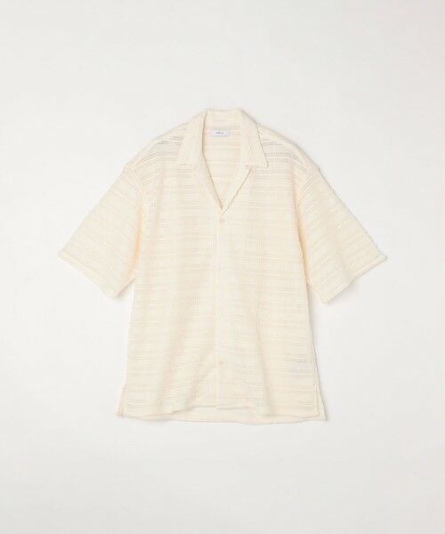 SHIPS / シップス シャツ・ブラウス | SHIPS any: マルチパターン オープンカラー メッシュ シアー シャツ◇ | 詳細9