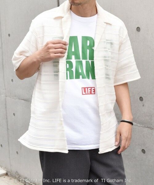 SHIPS / シップス シャツ・ブラウス | SHIPS any: マルチパターン オープンカラー メッシュ シアー シャツ◇ | 詳細4