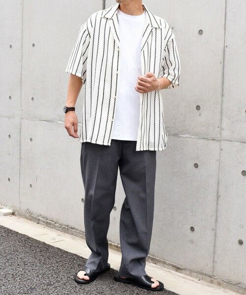 SHIPS / シップス シャツ・ブラウス | SHIPS any: マルチパターン オープンカラー メッシュ シアー シャツ◇ | 詳細14