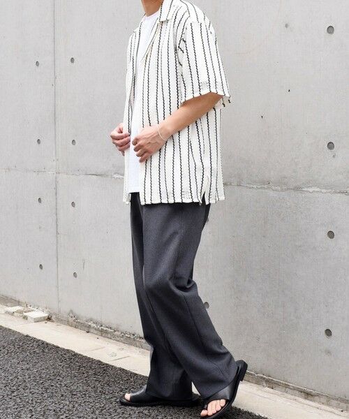 SHIPS / シップス シャツ・ブラウス | SHIPS any: マルチパターン オープンカラー メッシュ シアー シャツ◇ | 詳細15