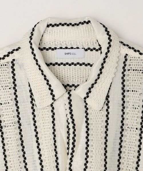 SHIPS / シップス シャツ・ブラウス | SHIPS any: マルチパターン オープンカラー メッシュ シアー シャツ◇ | 詳細23