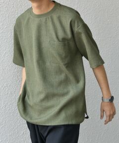 SHIPS / シップス Tシャツ | SHIPS any:〈洗濯機可能〉ラウンド フェイク レイヤード Tシャツ(セットアップ対応) 25SS◇