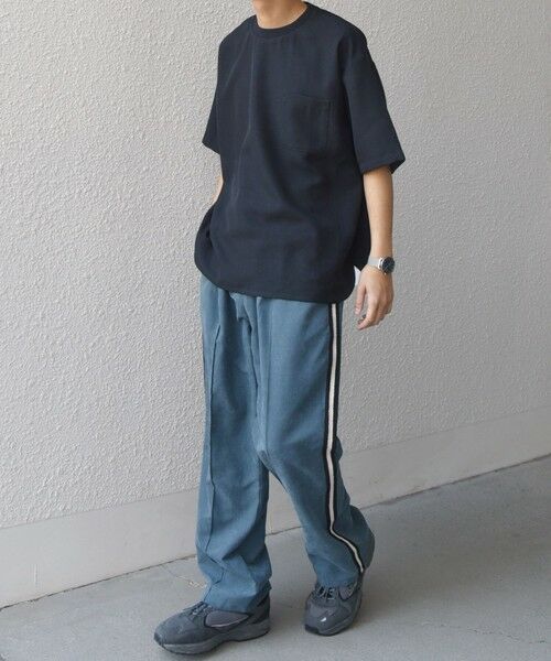 SHIPS / シップス Tシャツ | SHIPS any:〈洗濯機可能〉ラウンド フェイク レイヤード Tシャツ(セットアップ対応) 25SS◇ | 詳細1