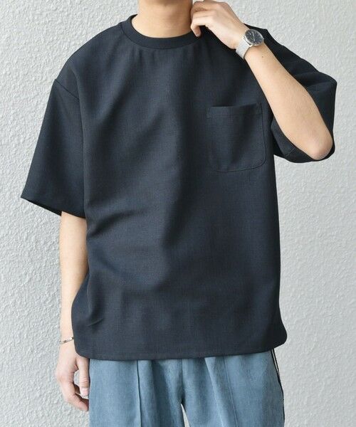 SHIPS / シップス Tシャツ | SHIPS any:〈洗濯機可能〉ラウンド フェイク レイヤード Tシャツ(セットアップ対応) 25SS◇ | 詳細3