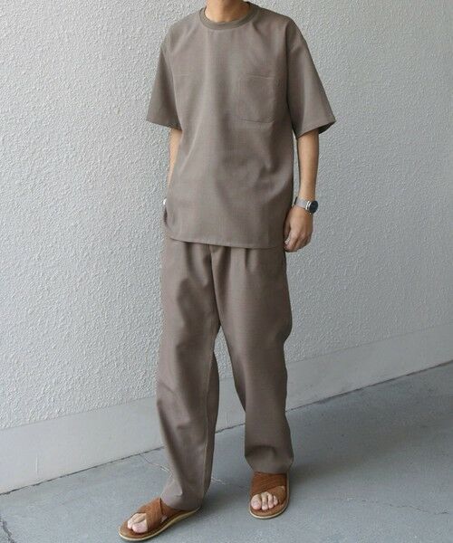 SHIPS / シップス Tシャツ | SHIPS any:〈洗濯機可能〉ラウンド フェイク レイヤード Tシャツ(セットアップ対応) 25SS◇ | 詳細9