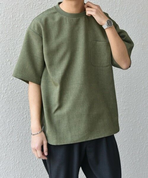 SHIPS / シップス Tシャツ | SHIPS any:〈洗濯機可能〉ラウンド フェイク レイヤード Tシャツ(セットアップ対応) 25SS◇ | 詳細18