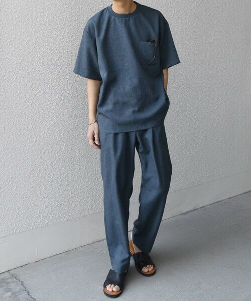 SHIPS / シップス Tシャツ | SHIPS any:〈洗濯機可能〉ラウンド フェイク レイヤード Tシャツ(セットアップ対応) 25SS◇ | 詳細24